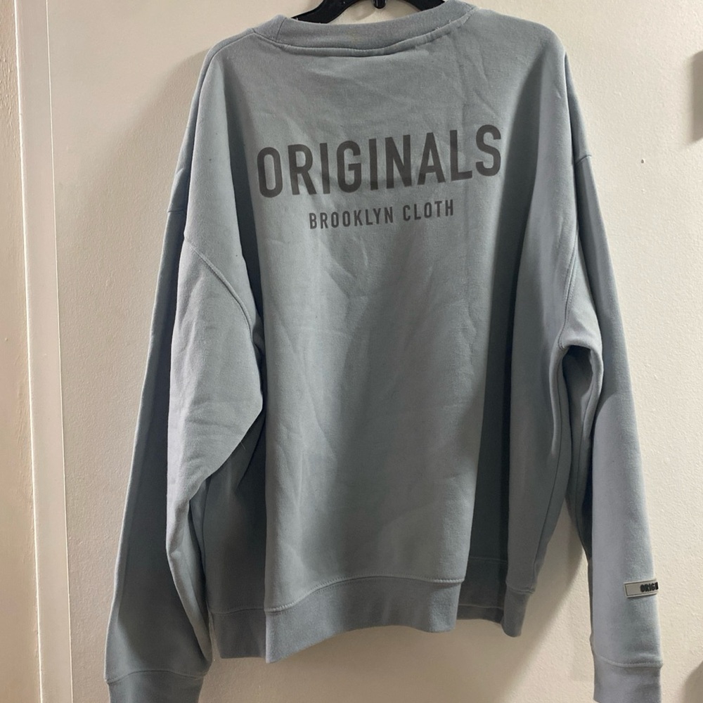 Brooklyn Cloth Men's Sky‎ Blue Sz XL Originals Crewneck - Picture 2 of 5